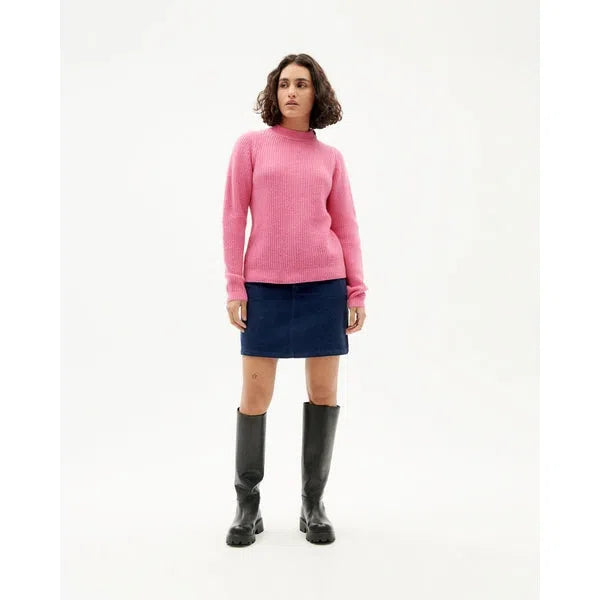 Hera Knitted Pink - Strickpullover-Thinking Mu-Pullis & Sweatshirts-ROTATION BOUTIQUE BERLIN