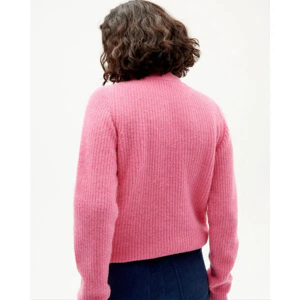 Hera Knitted Pink - Strickpullover-Thinking Mu-Pullis & Sweatshirts-ROTATION BOUTIQUE BERLIN