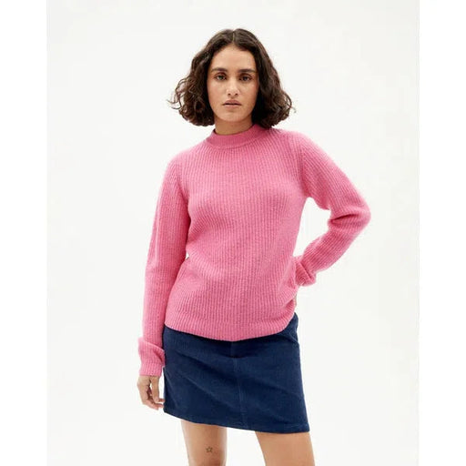 Hera Knitted Pink - Strickpullover-Thinking Mu-Pullis & Sweatshirts-ROTATION BOUTIQUE