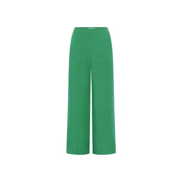 Hose mit weitem Bein aus TENCEL™ Lyocell und Leinen Mix-Lanius-Hosen-ROTATION BOUTIQUE BERLIN