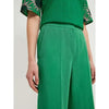 Hose mit weitem Bein aus TENCEL™ Lyocell und Leinen Mix-Lanius-Hosen-ROTATION BOUTIQUE BERLIN
