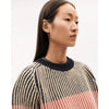 Ice Cream Stripes - Damen Strickpullover-Thinking Mu-Pullis & Sweatshirts-ROTATION BOUTIQUE