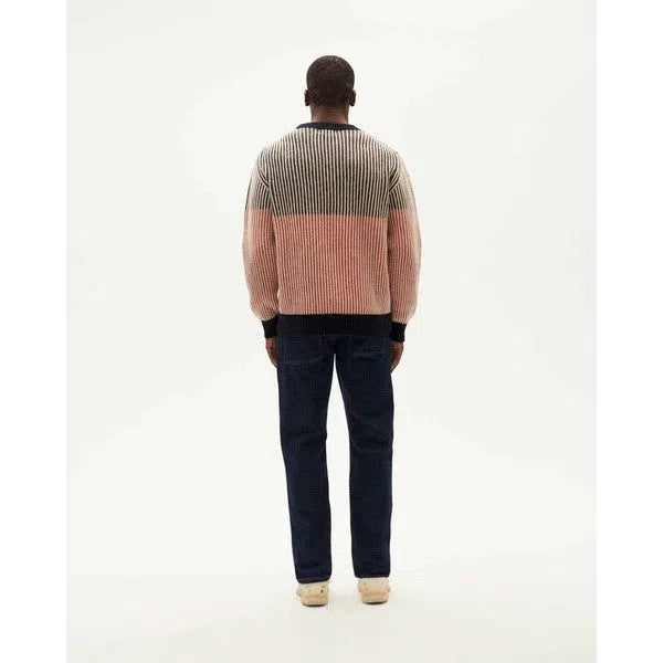 Ice Cream Stripes - Herren Strickpullover-Thinking Mu-Pullis & Sweatshirts-ROTATION BOUTIQUE BERLIN