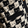 Iggesund Pepita Cats - Cardigan-Dedicated-Pullis & Sweatshirts-ROTATION BOUTIQUE