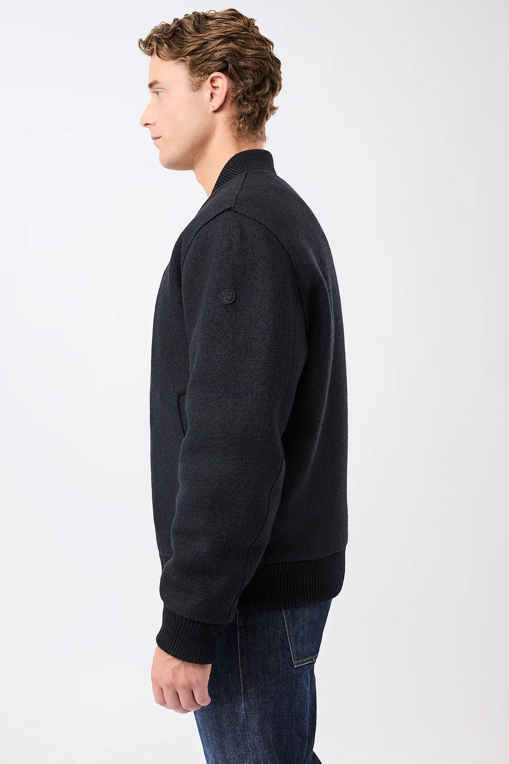 Jacket Knoxford - Bomberjacke aus gefilzter Wolle-Langer Chen-Jacken & Mäntel-ROTATION BOUTIQUE BERLIN