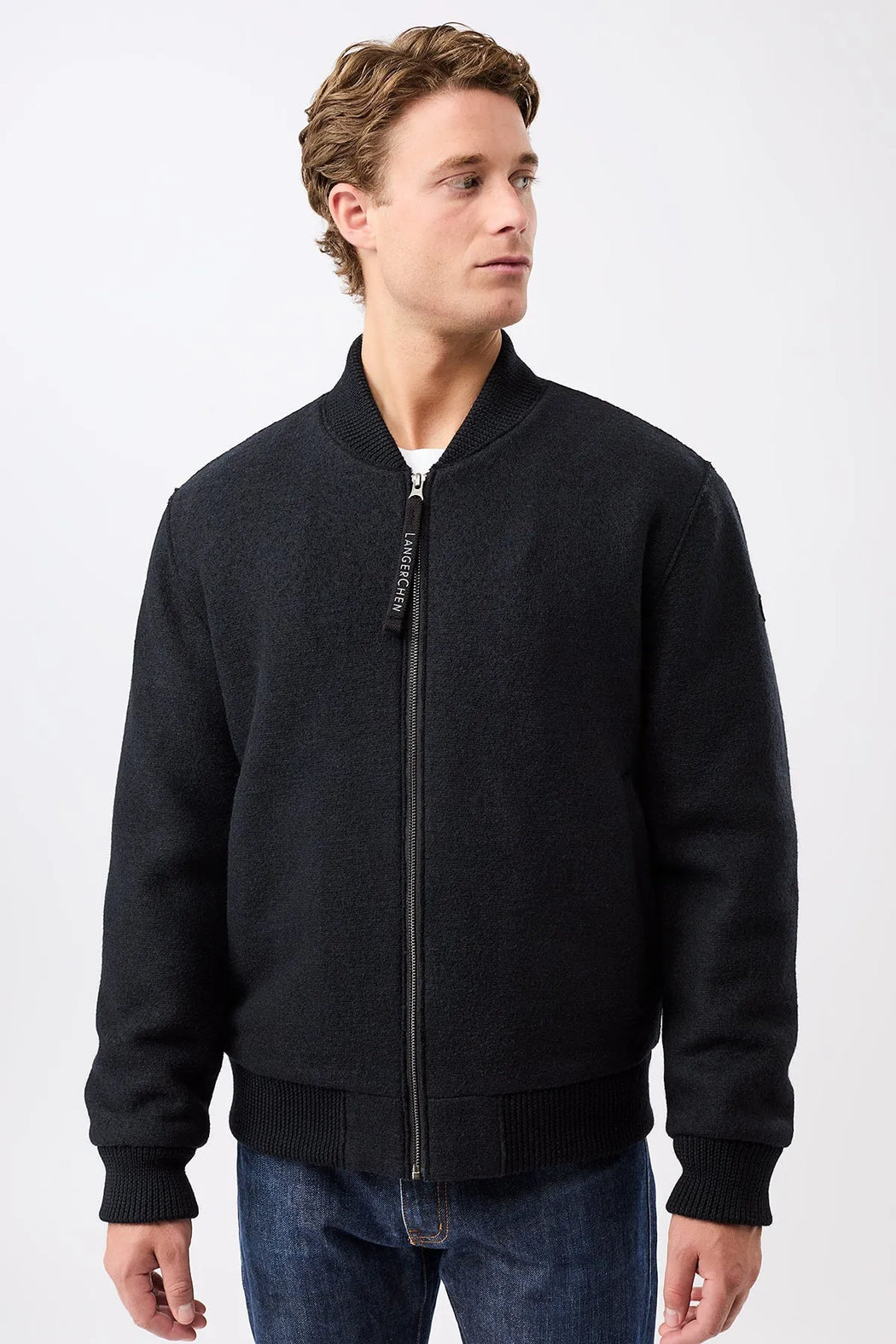 Jacket Knoxford - Bomberjacke aus gefilzter Wolle-Langer Chen-Jacken & Mäntel-ROTATION BOUTIQUE BERLIN