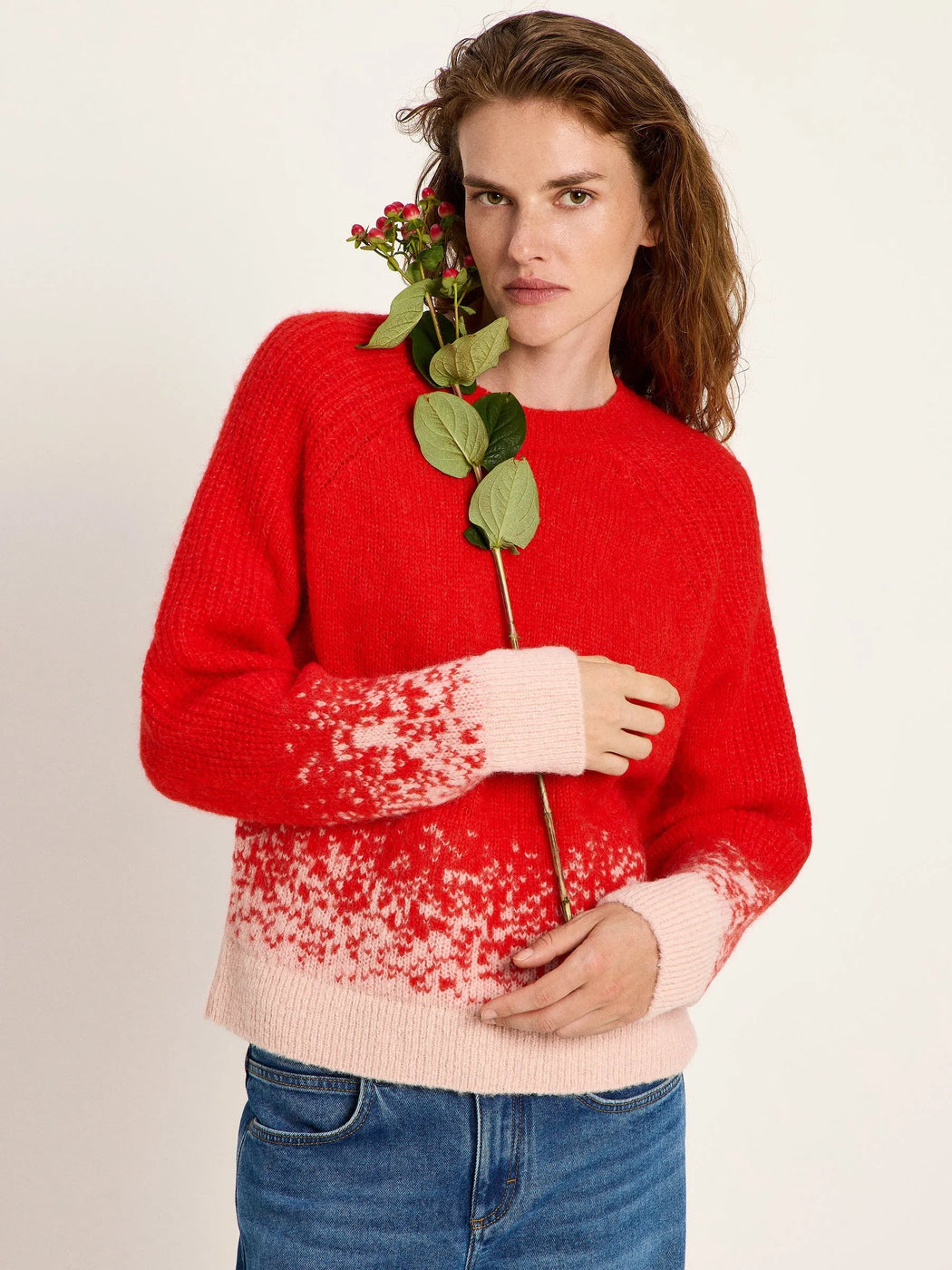 Jacquard Pullover aus Alpakawolle-Lanius-Pullis & Sweatshirts-ROTATION BOUTIQUE BERLIN