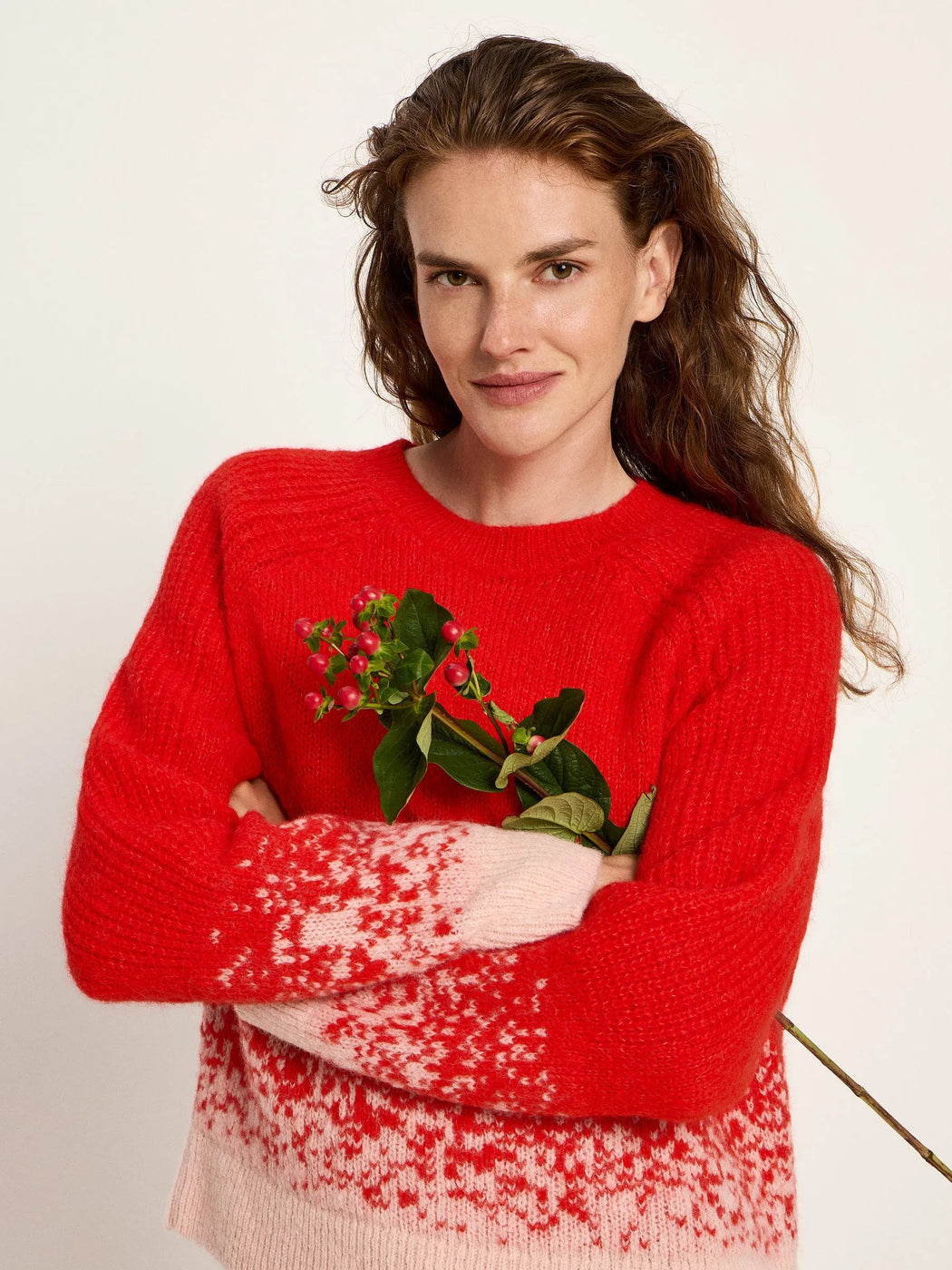 Jacquard Pullover aus Alpakawolle-Lanius-Pullis & Sweatshirts-ROTATION BOUTIQUE BERLIN