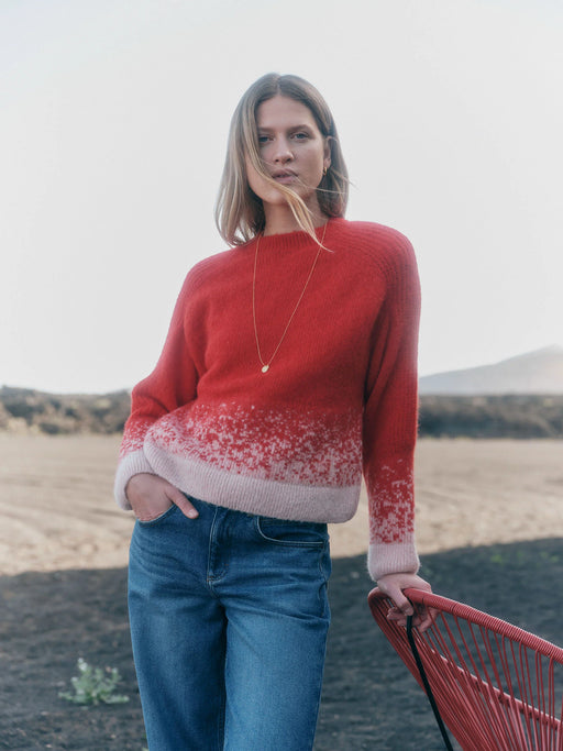 Jacquard Pullover aus Alpakawolle-Lanius-Pullis & Sweatshirts-ROTATION BOUTIQUE BERLIN