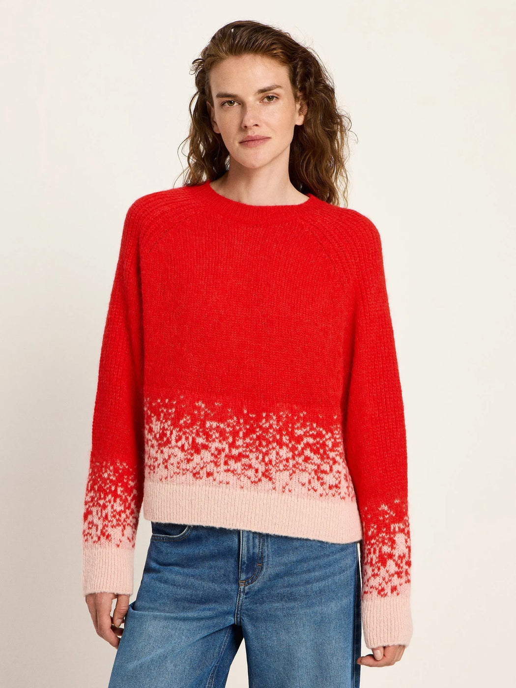 Jacquard Pullover aus Alpakawolle-Lanius-Pullis & Sweatshirts-ROTATION BOUTIQUE BERLIN