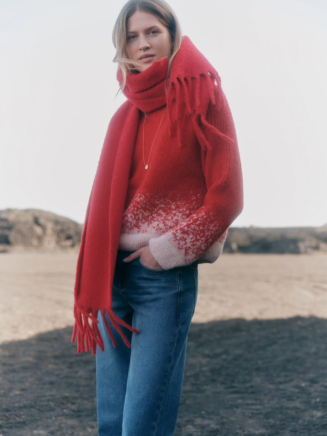 Jacquard Pullover aus Alpakawolle-Lanius-Pullis & Sweatshirts-ROTATION BOUTIQUE BERLIN