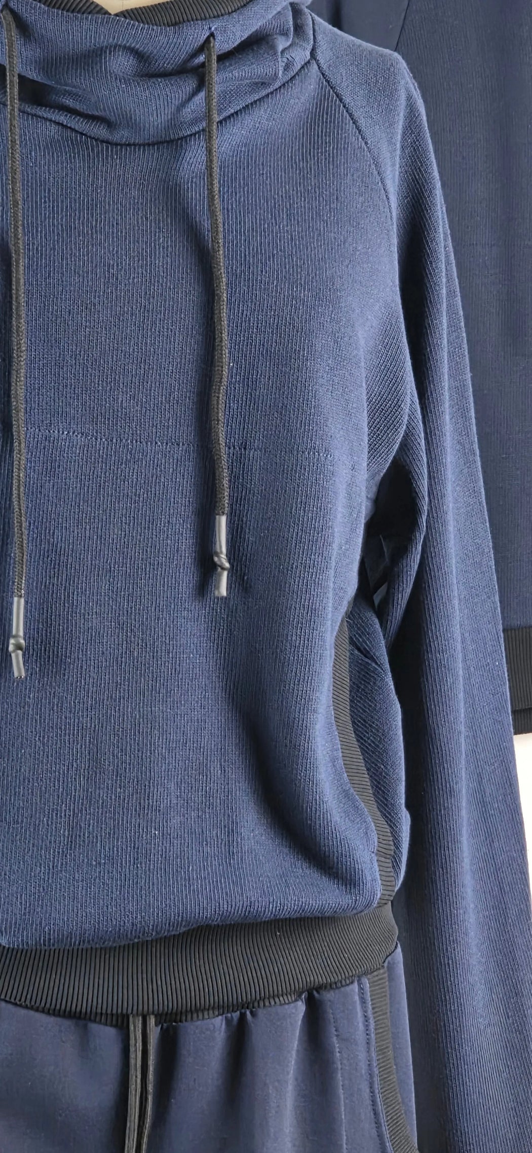 Kapuzenpullover Hoody Blue-Herb-Pullis & Sweatshirts-ROTATION BOUTIQUE BERLIN