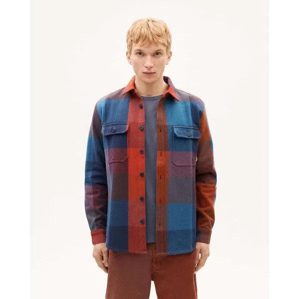 Kariertes Overshirt-Thinking Mu-Hemden & Blusen-ROTATION BOUTIQUE BERLIN