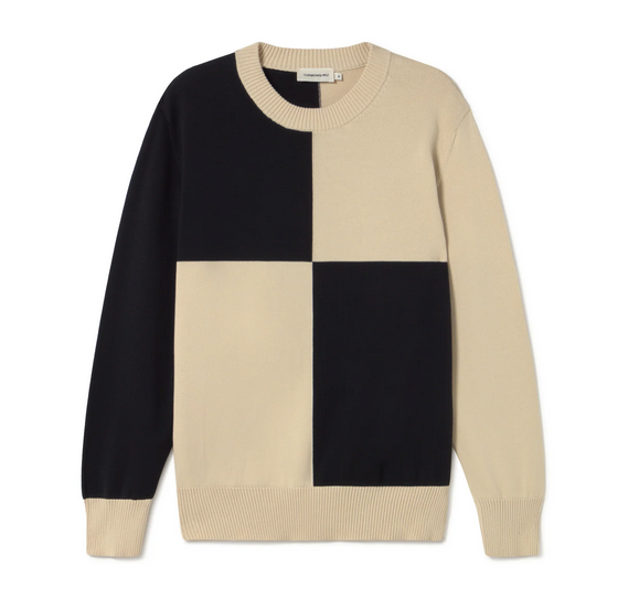 Khem Knitted Sweater-Thinking Mu-Pullis & Sweatshirts-ROTATION BOUTIQUE BERLIN