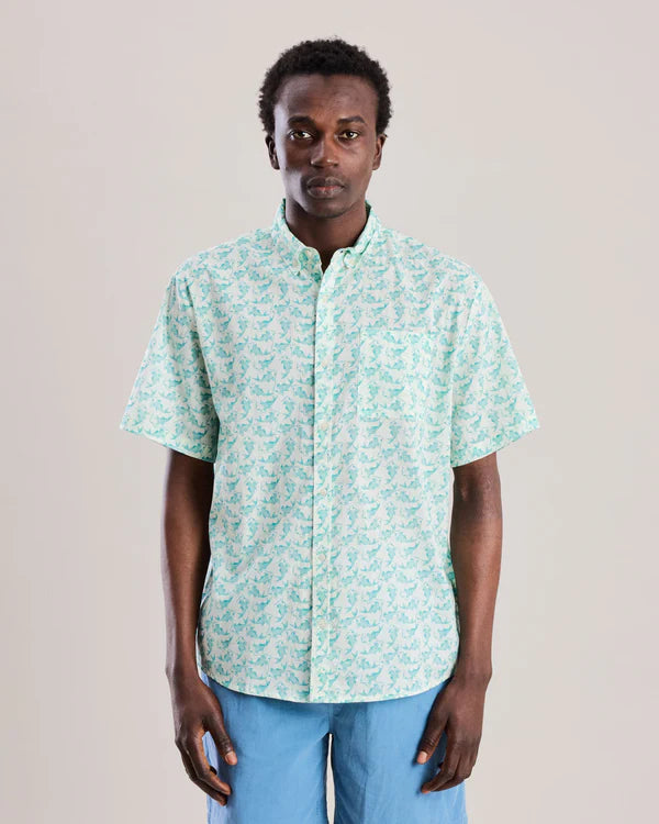Koi Fish Printed Shirt-Brava Fabrics-Hemden & Blusen-ROTATION BOUTIQUE BERLIN