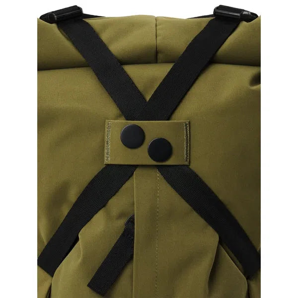 Kross Solid Olive - Rolltop Rucksack-Pinqponq-Rucksäcke-ROTATION BOUTIQUE BERLIN