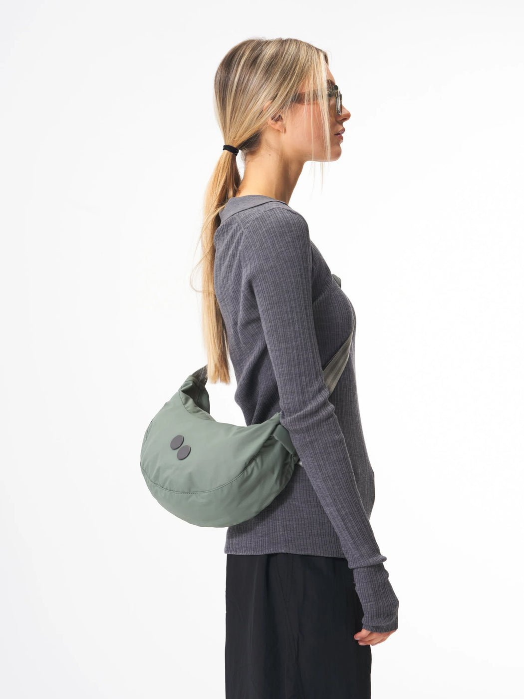 Krumm Small Pure Sage - Banana Bag-Pinqponq-Hip Bags-ROTATION BOUTIQUE BERLIN