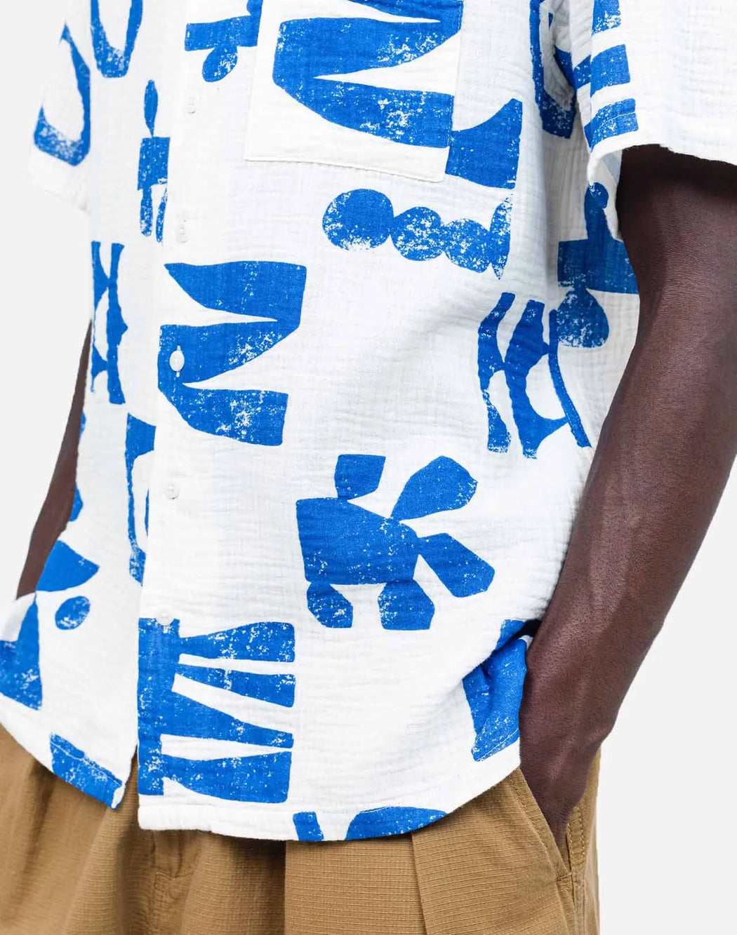 Kurzarm Aloha Hemd Shapes-Olow-Hemden & Blusen-ROTATION BOUTIQUE BERLIN