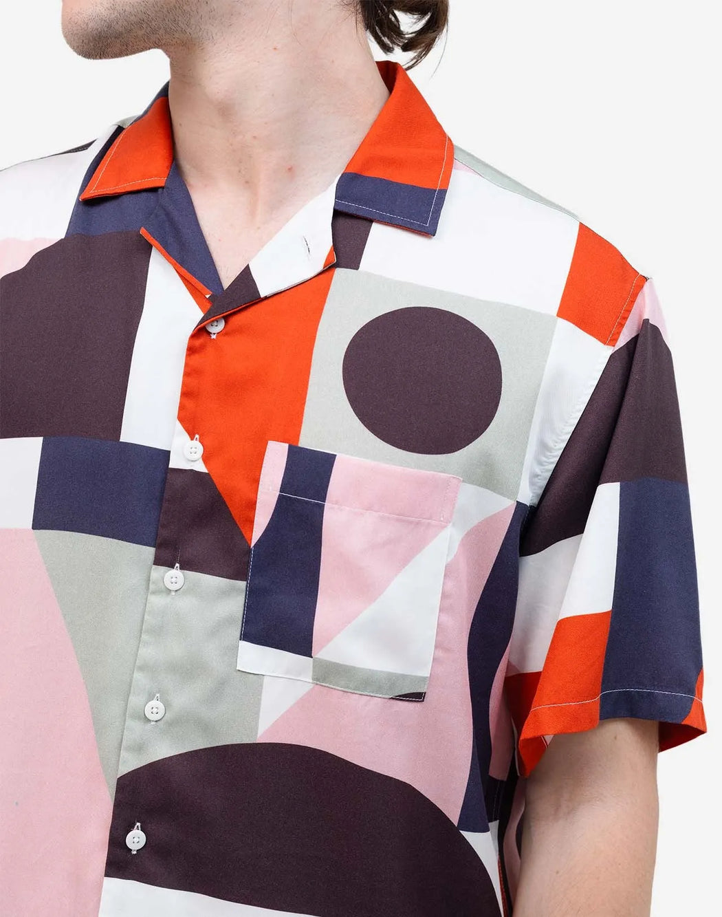 Kurzarm Hemd Aloha Cubism-Olow-Hemden & Blusen-ROTATION BOUTIQUE BERLIN