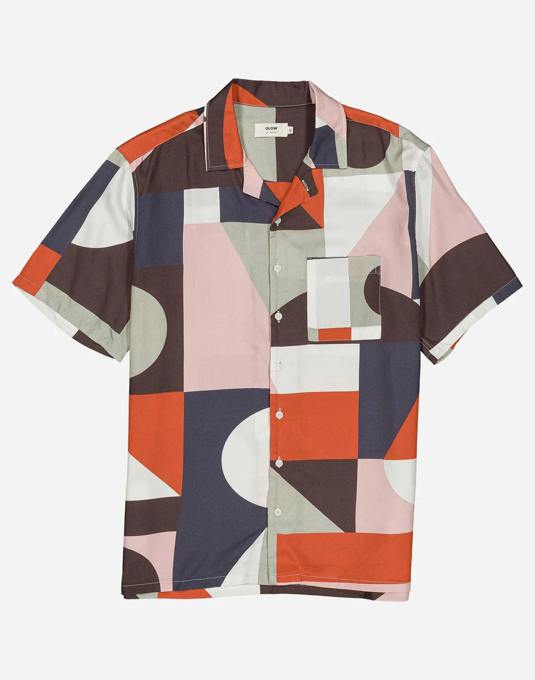 Kurzarm Hemd Aloha Cubism-Olow-Hemden & Blusen-ROTATION BOUTIQUE BERLIN