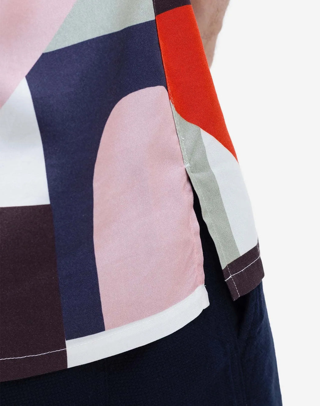 Kurzarm Hemd Aloha Cubism-Olow-Hemden & Blusen-ROTATION BOUTIQUE BERLIN