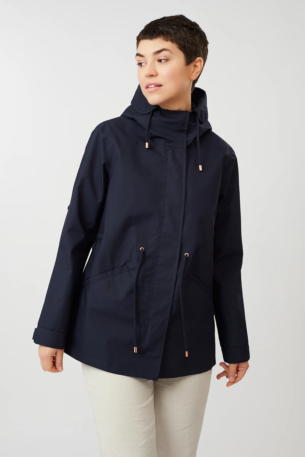 Kurzer Parka mit Kapuze-Langer Chen-Jacken & Mäntel-ROTATION BOUTIQUE BERLIN