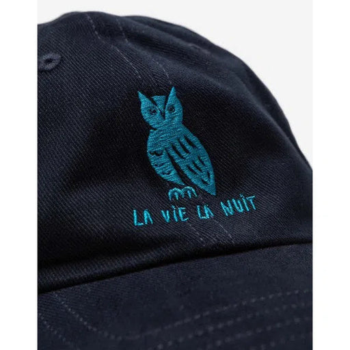 La Vie La Nuit Cap - Bestickte 6 Panel Schirmmütze-Olow-Mützen & Schals-ROTATION BOUTIQUE BERLIN