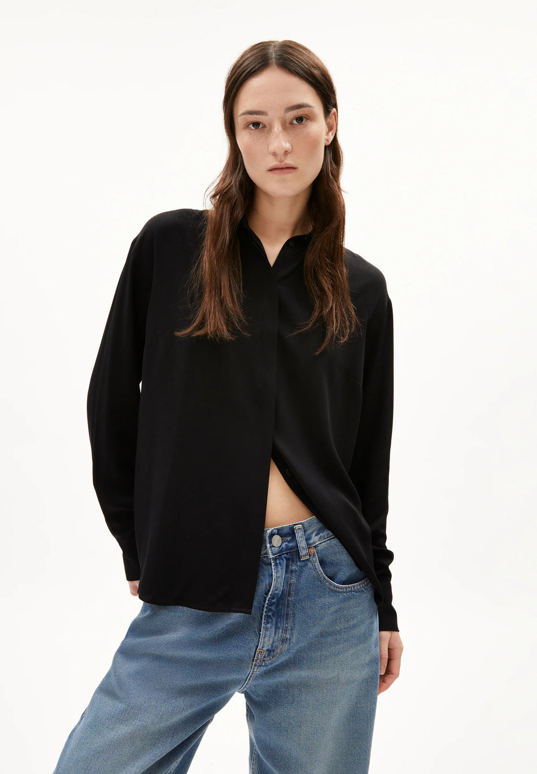 Langarm Bluse Larisaana-Armedangels-Blusen-ROTATION BOUTIQUE BERLIN