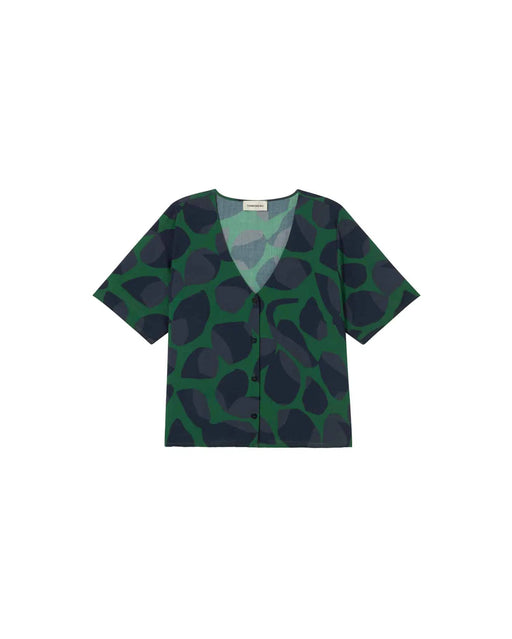 Leaf Dark Libelula Bluse-Thinking Mu-Blusen-ROTATION BOUTIQUE BERLIN