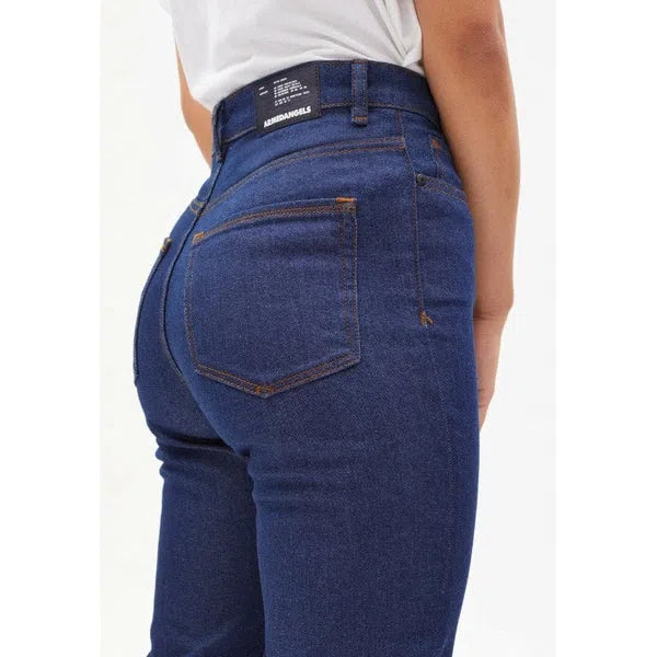 Lejaa Raw - High Waist Straight Jeans-Armedangels-Jeans-ROTATION BOUTIQUE