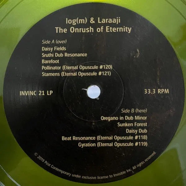 Log(m) & Laraaji - The Onrush of Eternity 3LP-Miscellaneous-Records-ROTATION BOUTIQUE BERLIN