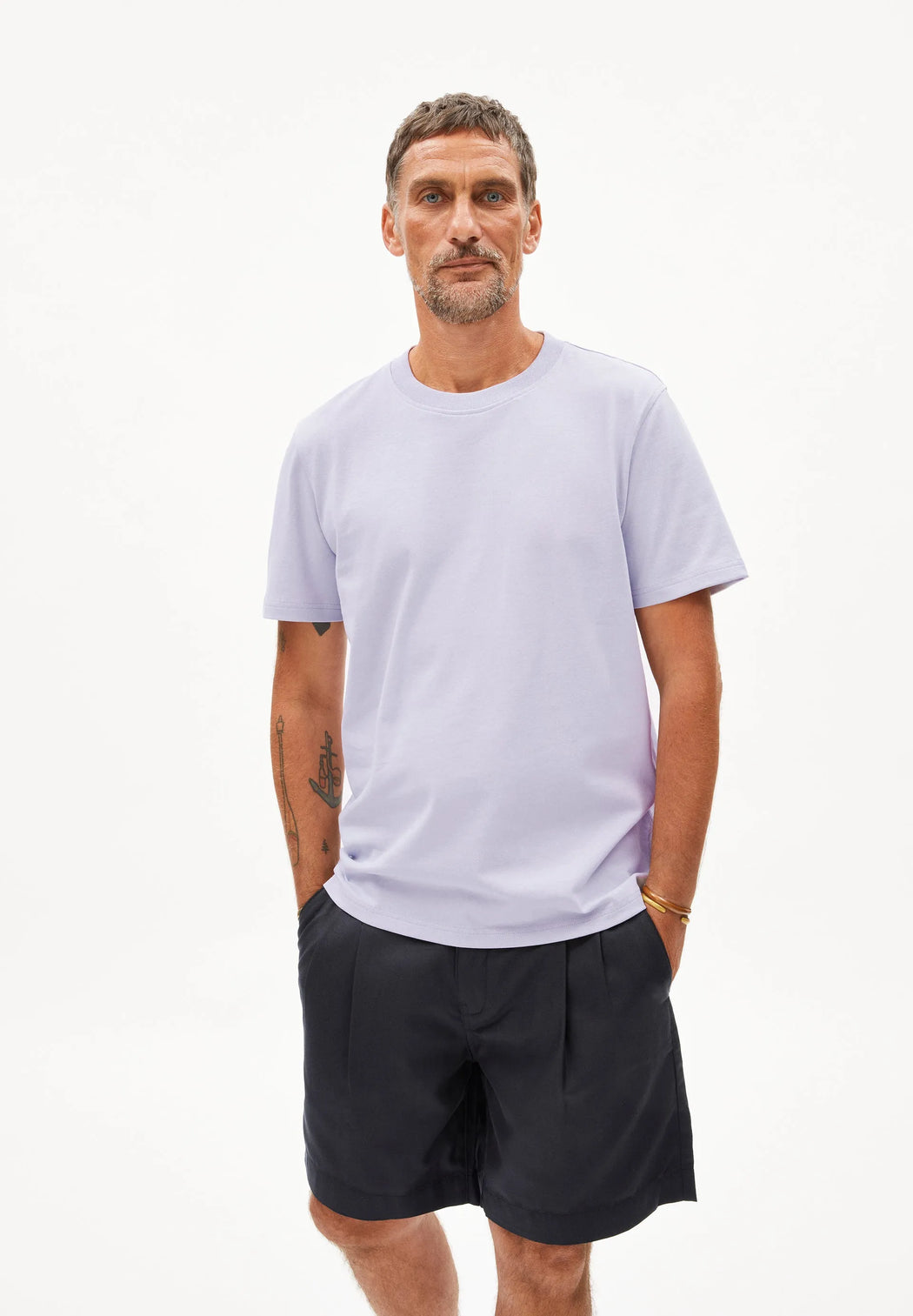 Maarkos Soft Lilac-Armedangels-T-Shirts-ROTATION BOUTIQUE BERLIN