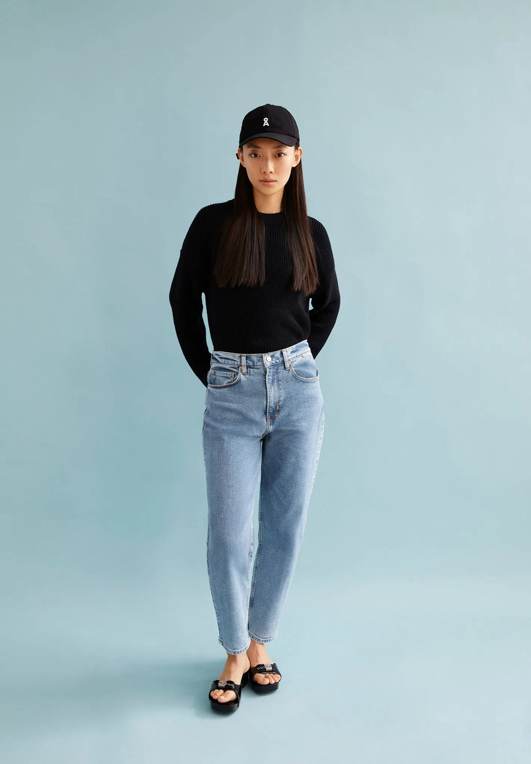 Mairaa Mom Jeans Blau-Armedangels-Hosen-ROTATION BOUTIQUE BERLIN