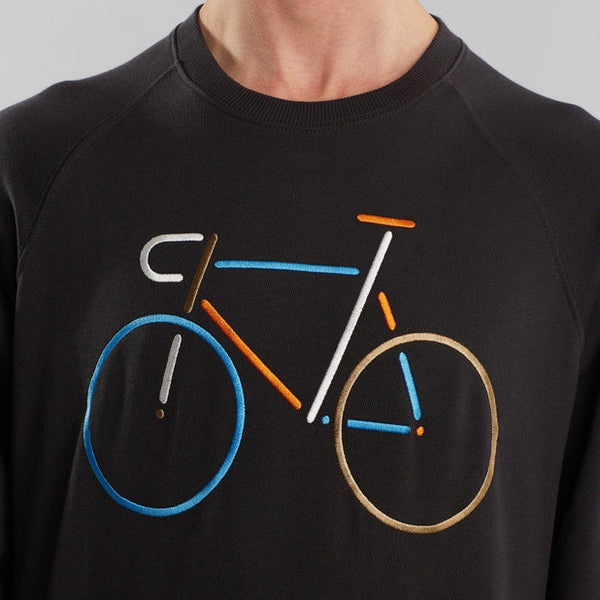 Malmoe Color Bike Charcoal - Sweatshirt