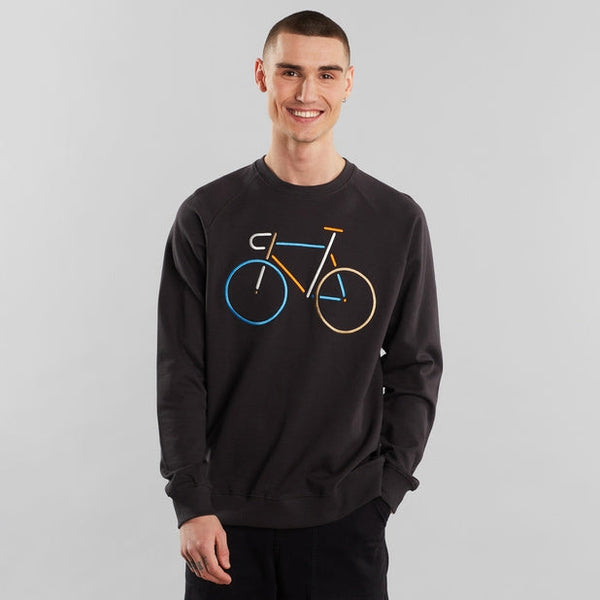 Malmoe Color Bike Charcoal - Sweatshirt