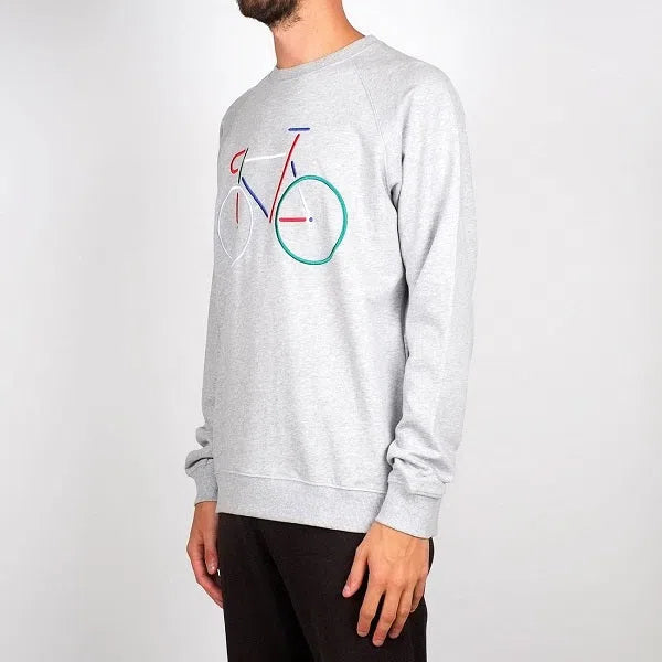 Malmoe Color Bike Grey - Sweatshirt-Dedicated-Pullis & Sweatshirts-ROTATION BOUTIQUE