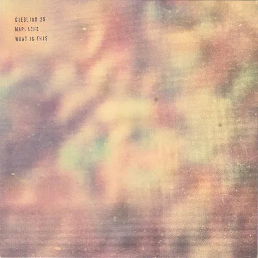 Map.Ache - What is this 7"-Giegling-Records-ROTATION BOUTIQUE BERLIN