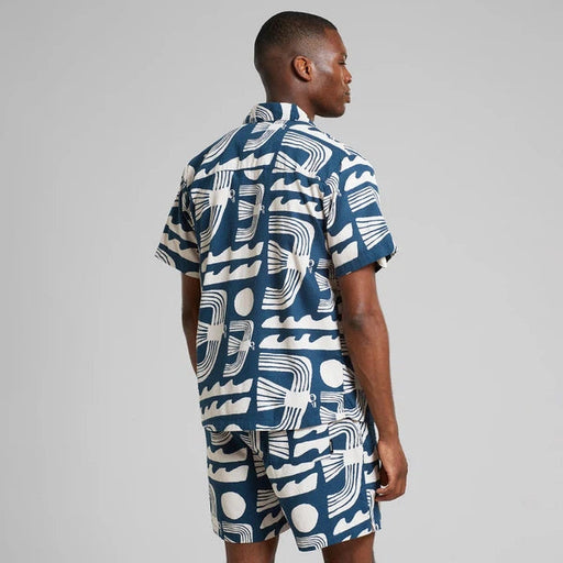 Marstrand Seagulls - Hawaii Shirt mit All Over Druck-Dedicated-Hemden & Blusen-ROTATION BOUTIQUE BERLIN