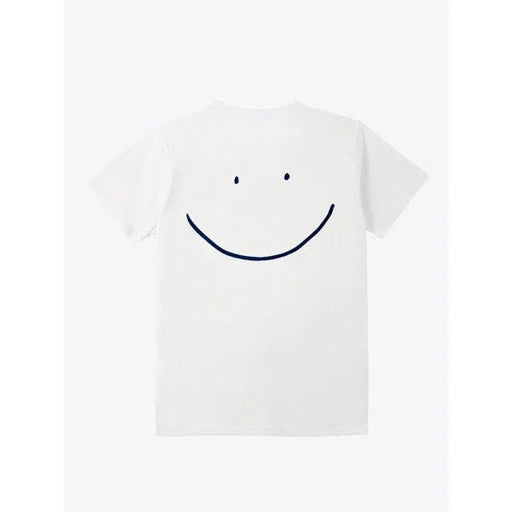 Mega Happy - T-Shirt mit Smiley Backprint-Airbag Craftworks-T-Shirts-ROTATION BOUTIQUE