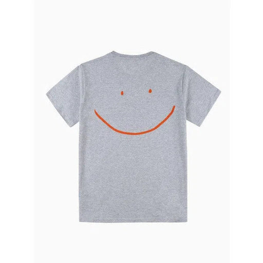 Mega Happy - T-Shirt mit Smiley Backprint-Airbag Craftworks-T-Shirts-ROTATION BOUTIQUE