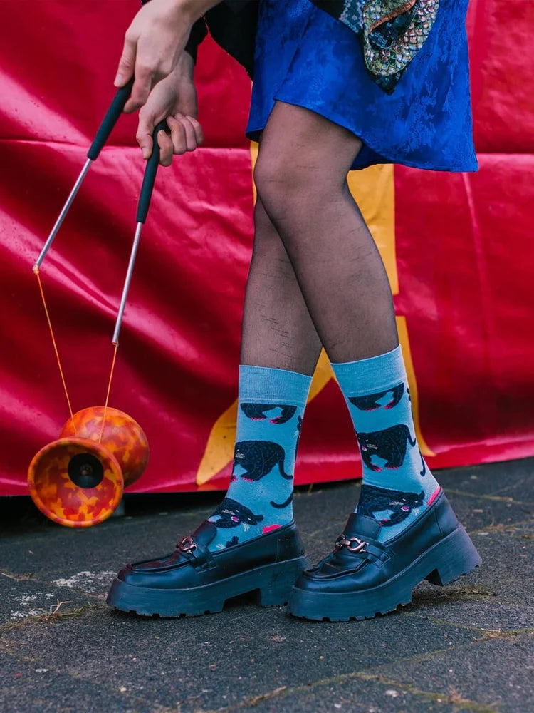 Midnight Panther Socken-Dilly Socks-Socken-ROTATION BOUTIQUE BERLIN