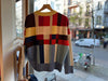 Multicolor Grid Knitted Sweater-Thinking Mu-Pullis & Sweatshirts-ROTATION BOUTIQUE BERLIN