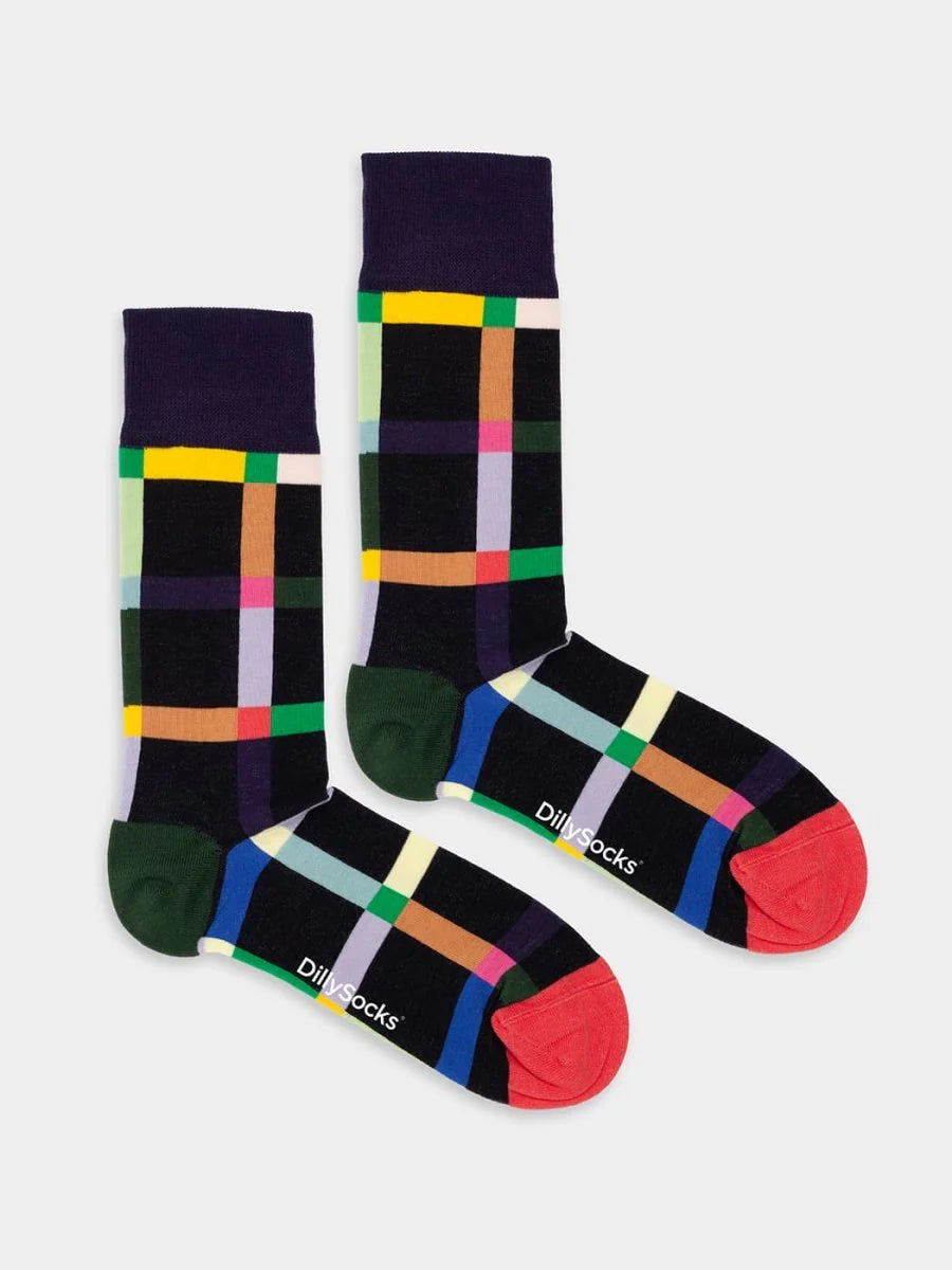 Multicolor Maze Socken-Dilly Socks-Socken-ROTATION BOUTIQUE BERLIN