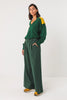 Nia Dark Green Palazzo Pants-SKFK-Hosen-ROTATION BOUTIQUE BERLIN
