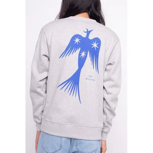 Night Bird - Sweatshirt mit Backprint-Olow-Pullis & Sweatshirts-ROTATION BOUTIQUE BERLIN