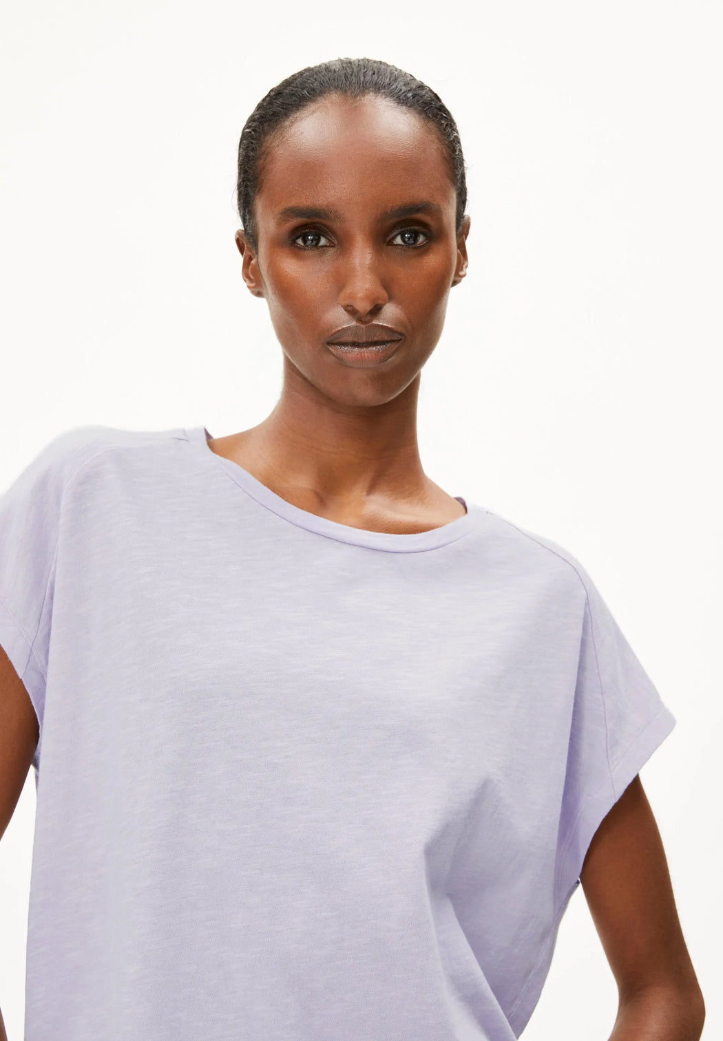 ONELIAA Soft Lilac-Armedangels-T-Shirts-ROTATION BOUTIQUE BERLIN