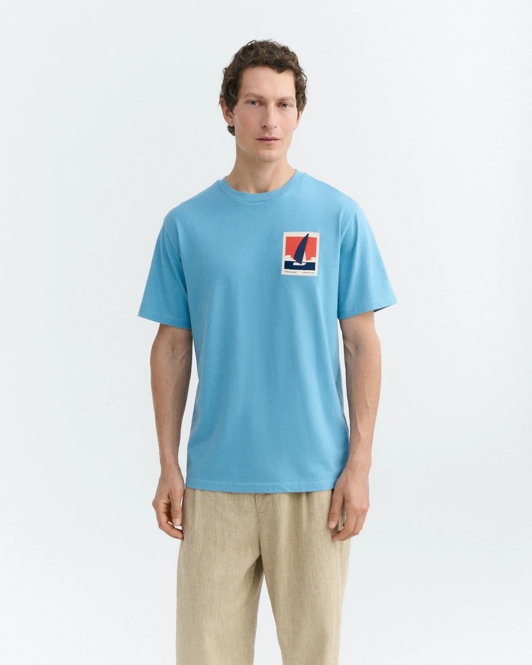 Optimist Patch T-Shirt Herren-Thinking Mu-T-Shirts-ROTATION BOUTIQUE BERLIN