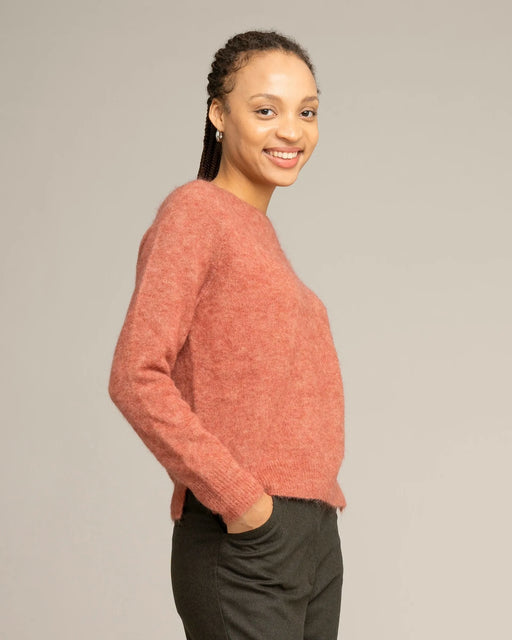 Pinker Mohair Woll Mix Pullover-Johnnylove-Pullis & Sweatshirts-ROTATION BOUTIQUE BERLIN