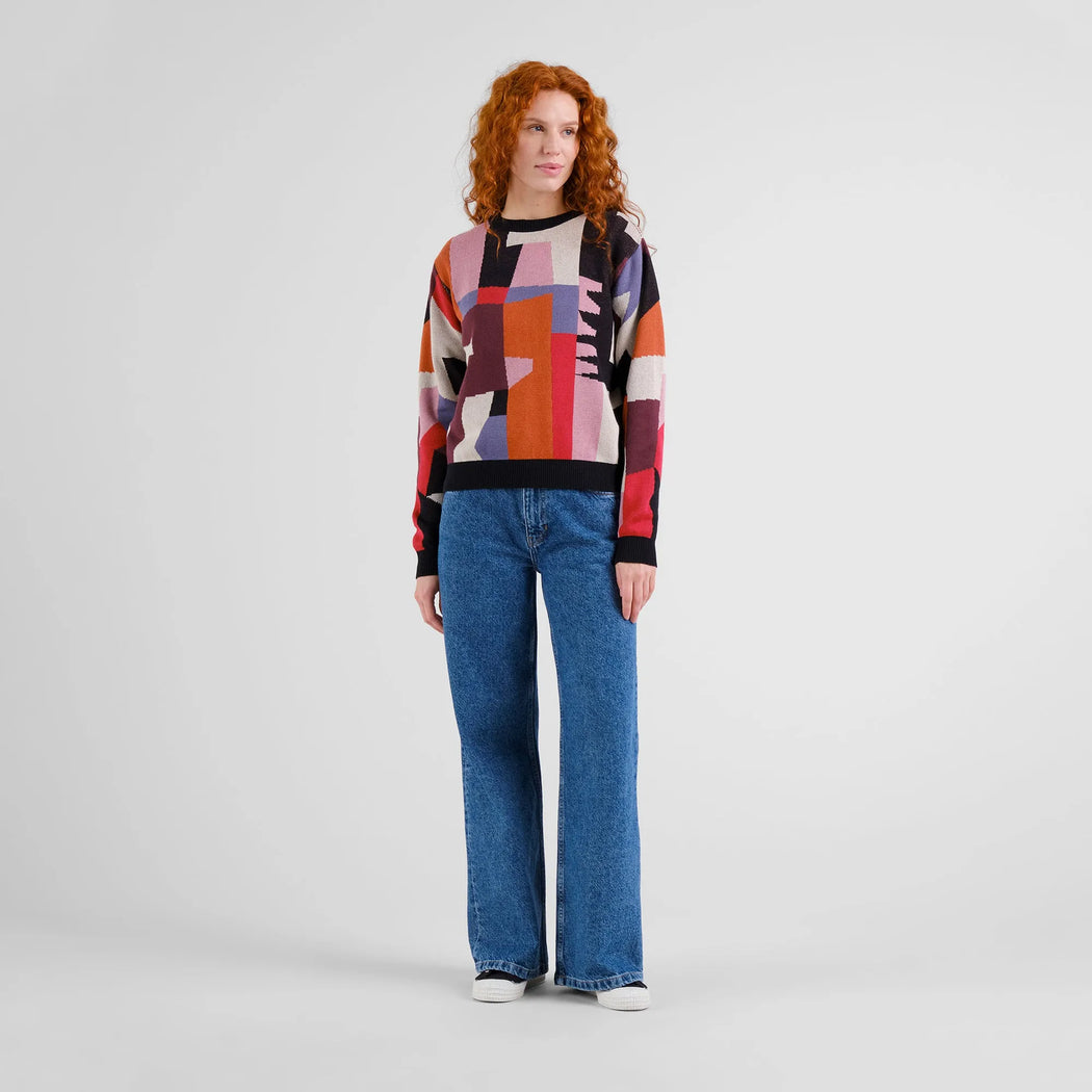 Pullover Arendal Abstract Chaos-Dedicated-Pullis & Sweatshirts-ROTATION BOUTIQUE BERLIN