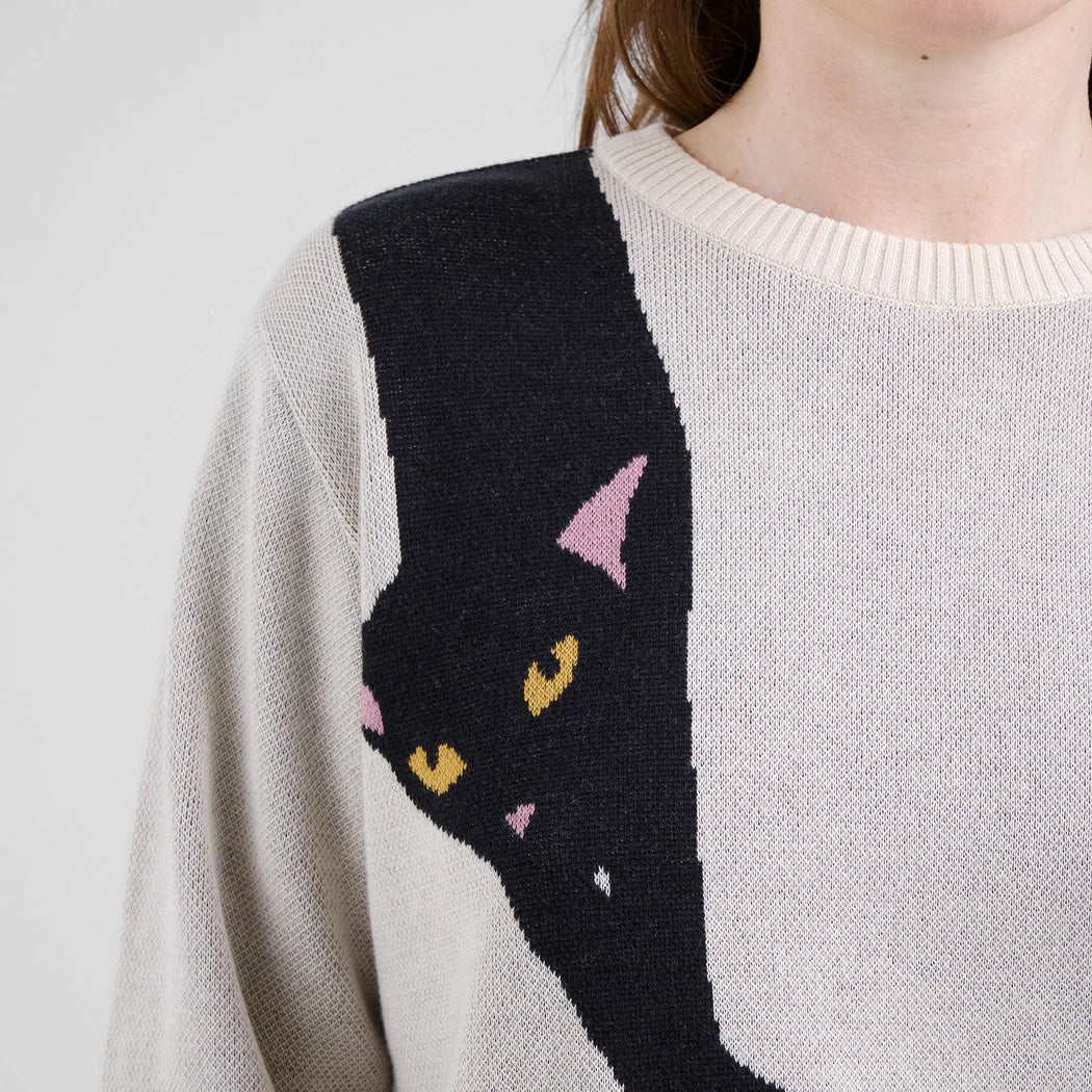 Pullover Arendal Long Cat-Dedicated-Pullis & Sweatshirts-ROTATION BOUTIQUE BERLIN